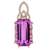 Pendentif en or et Kunzite de Patroke (AMAYANI)