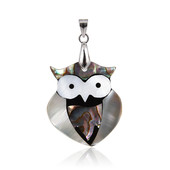 Pendentif en argent et Nacre