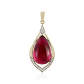 Pendentif en or et Rubellite AAA de Cruzeiro (D'vyere)