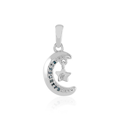 Pendentif en argent et Diamant I2 (I)