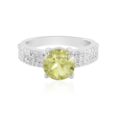 Bague en argent et Quartz de l'Ouro Verde