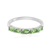 Bague en argent et Grenat Tsavorite