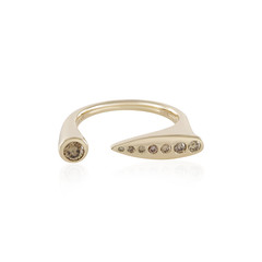 Bague en or et Diamant champagne I3 (de Melo)