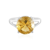 Bague en argent et Citrine