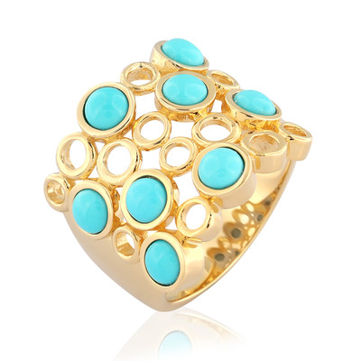 Bague en argent et Turquoise Sleeping Beauty (de Melo)