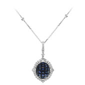 Collier en or et Saphir bleu de Ceylan (CIRARI)