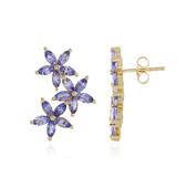 Boucles d'oreilles en argent et Tanzanite