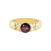 Bague en argent et Grenat Rhodolite framboise