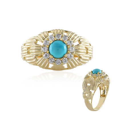 Bague en argent et Turquoise Sleeping Beauty