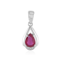 Pendentif en argent et Rubis de Bemainty