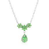 Collier en argent et Grenat Tsavorite