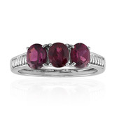 Bague en argent et Grenat Rhodolite