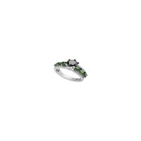 Bague en or et Diamant vert