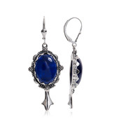 Boucles d'oreilles en argent et Sodalite (Desert Chic)