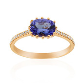 Bague en or et Tanzanite AAA