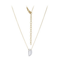 Collier en argent et Quartz blanc