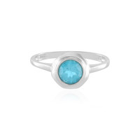 Bague en argent et Topaze Paraiba