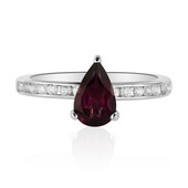 Bague en argent et Grenat Rhodolite