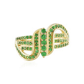 Bague en argent et Grenat Tsavorite