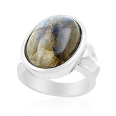 Bague en argent et Labradorite (MONOSONO COLLECTION)