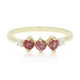 Bague en or et Saphir Padparadscha non chauffé