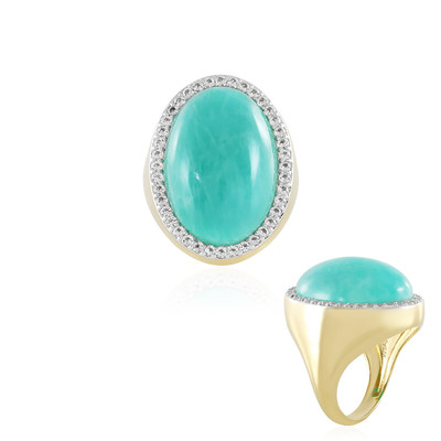 Bague en argent et Amazonite