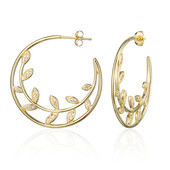 Boucles d'oreilles en argent et Topaze blanche