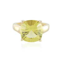 Bague en argent et Quartz citron