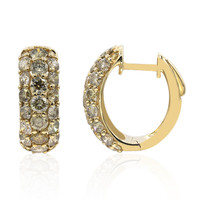 Boucles d'oreilles en or et Diamant Fancy I3 (CIRARI)