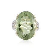 Bague en or et Améthyste verte du Rio Grande