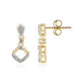 Boucles d'oreilles en argent et Diamant I2 (I)