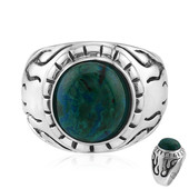 Bague en argent et Chrysocolle (Art of Nature)