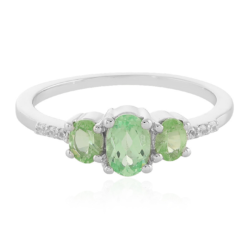 Bague en argent et Grenat vert menthe de Merelani 6794GN Juwelo