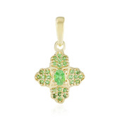 Pendentif en argent et Grenat Tsavorite