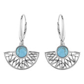 Boucles d'oreilles en argent et Turquoise (dagen)