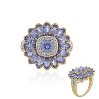 Bague en argent et Tanzanite