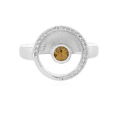 Bague en argent et Zircon jaune (MONOSONO COLLECTION)