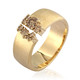 Bague en or et Diamant champagne I2 (de Melo)