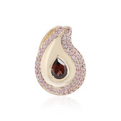 Pendentif en or et Zircon rose (Adela Gold)