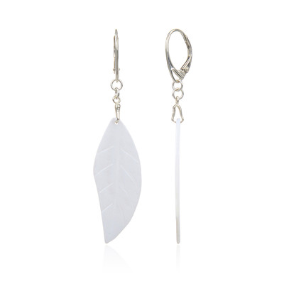 Boucles d'oreilles en argent et Nacre