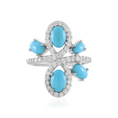 Bague en argent et Turquoise Sleeping Beauty