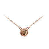 Collier en or et Diamant rose de France VS1 d'Argyle (Annette)