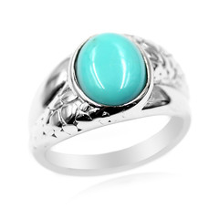 Bague en argent et Turquoise de Campitos (Anne Bever)