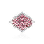 Bague en argent et Tourmaline rose