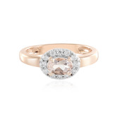 Bague en argent et Morganite