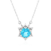 Collier en argent et Topaze Paraiba