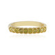 Bague en argent et Diamant jaune I3