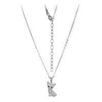 Collier en argent et Topaze blanche