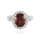 Bague en argent et Grenat Hessonite