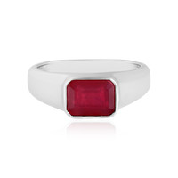 Bague en argent et Rubis de Bemainty